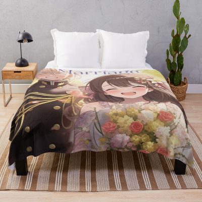 My Happy Marriage Anime Throw Blanket