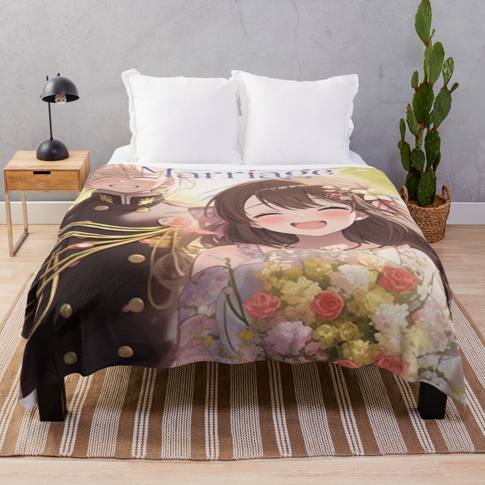 My Happy Marriage Anime Throw Blanket