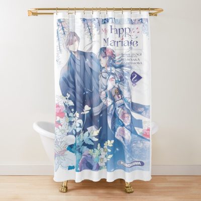 Art My Happy Marriage Shower Curtain